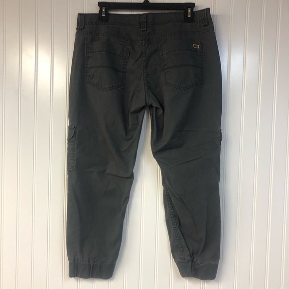 Levi’s Gray Cargo Pant Capris Size 13 Utility Pockets Vintage - Picture 4 of 5